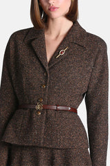 SVOLTA CROPPED BOUCLÉ JACKET