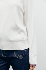BARA WHITE THICK COTTON T-SHIRT
