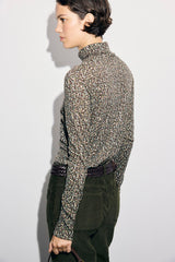BEATA TURTLENECK WOOL T-SHIRT