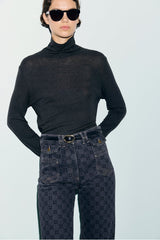 BECKY BLENDED WOOL TURTLENECK TSHIRT
