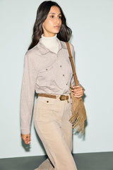 BARBA BEIGE JERSEY SHIRT