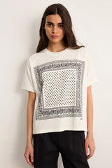 TAIYA PRINTED COTTON MODAL TSHIRT