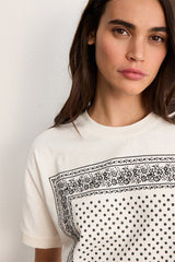 TAIYA PRINTED COTTON MODAL TSHIRT