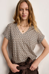 TIALY PRINTED COTTON TSHIRT