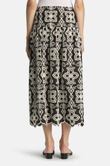 TABULATO EMBROIDERED MAXI SKIRT