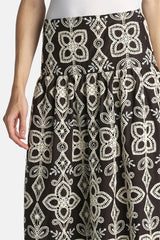 TABULATO EMBROIDERED MAXI SKIRT