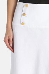 TALENTI WHITE SAILOR MAXI SKIRT