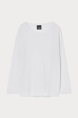 TEATINO WHITE LUREX COTTON SWEATER