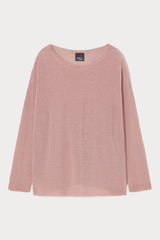 TEATINO PINK LUREX COTTON SWEATER