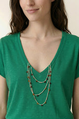 TONTON AMBER GREEN T-SHIRT