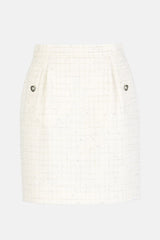 TUTORE BOUCLE LUREX DETAILS MINISKIRT