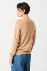 CAMEL ROUND NECK TWIN SET