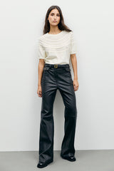 ROBERTE OPENWORK COTTON SWEATER
