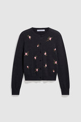 RAYMONDE FLORAL WOOL CARDIGAN