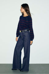 RENY STRIPED WOOL SWEATER