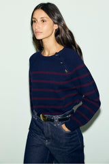 RENY STRIPED WOOL SWEATER