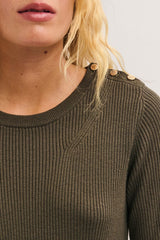 ROMA FINE RIBBED SWEATER