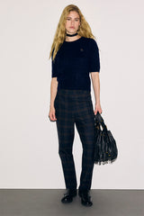 RAISA NAVY CABLE SWEATER