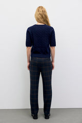 RAISA NAVY CABLE SWEATER
