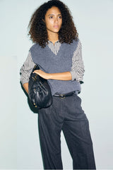 RENIA SLEEVELESS WOOL V-NECK SWEATER