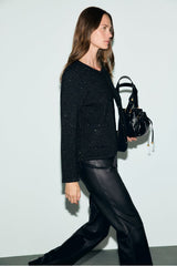 RODA LUREX SEQUINS CARDIGAN
