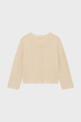 LOANE COTTON SILK LUREX CARDIGAN