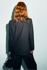 JUSTY STRIPED FLANNEL JACKET