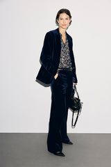 JYNA NAVY VELVET JACKET