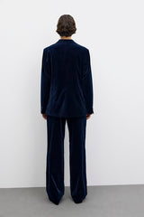 JYNA NAVY VELVET JACKET