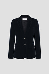JYNA NAVY VELVET JACKET