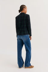 JUSTINE CHECKED BLAZER