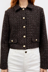 JULSA LUREX SEQUINS TWEED JACKET