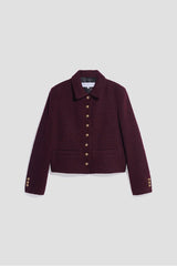 JULIE GOLDEN BUTTONS TWEED JACKET