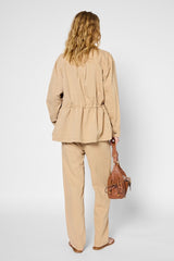 ROMELDA COTTON LINEN OVERSHIRT