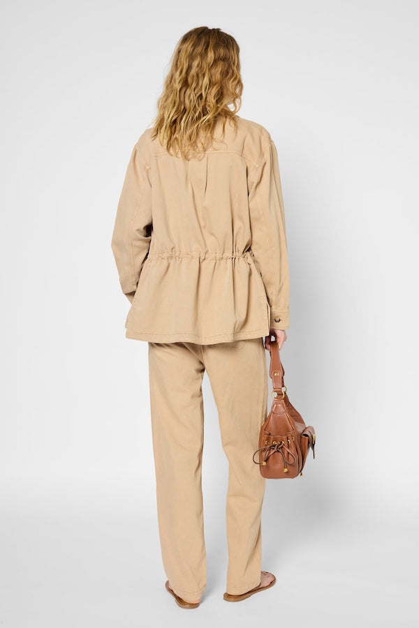 ROMELDA COTTON LINEN OVERSHIRT