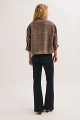 JELSA CHECKED VIRGIN WOOL OVERSHIRT