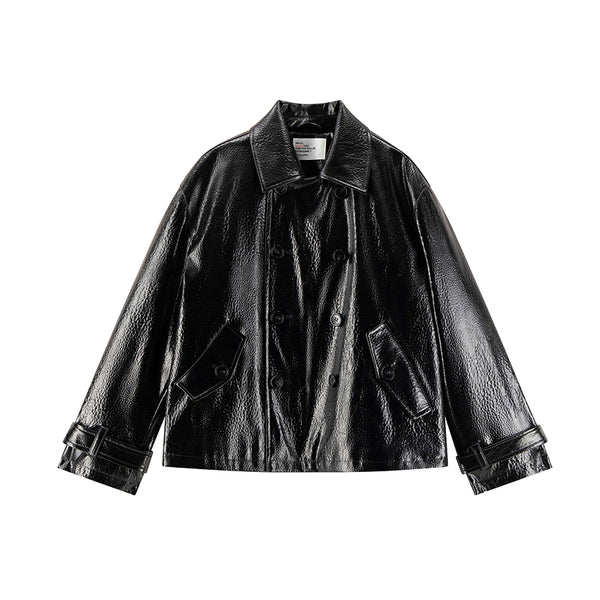 VANNI BLACK COATED JACKET