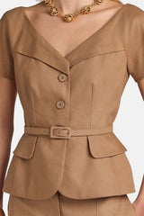 VAROMA COLONIAL UNSTRUCTURED BLAZER