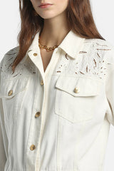 VASSANO EMBROIDERED DENIM JACKET