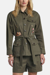 VERNET EMBROIDERED SAFARI JACKET