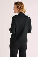 VICTORINE BLACK MILANO KNIT JACKET