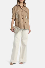 VIGILESSA EMBROIDERED SAFARI JACKET