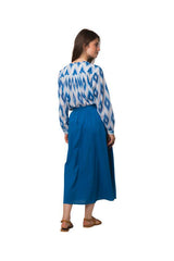 LINA BLUE BASIC SKIRT