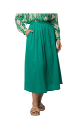 LINA GREEN BASIC SKIRT