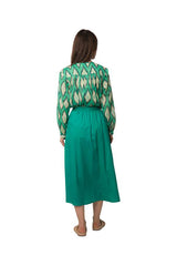 LINA GREEN BASIC SKIRT