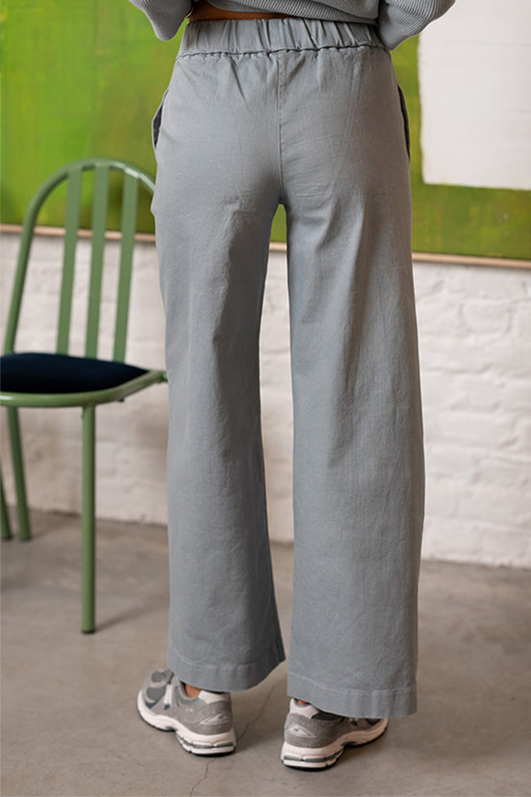 VOLTA BLUE STRAIGHT TROUSERS