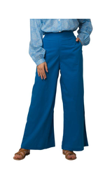 LEANA BLUE BASIC TROUSERS