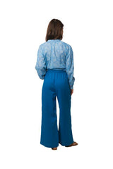 LEANA BLUE BASIC TROUSERS