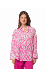 MELISSA PINK LILY PRINT SHIRT