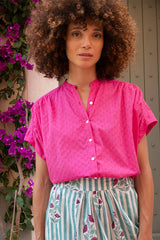 PINK AZALE PLAIN SHIRT